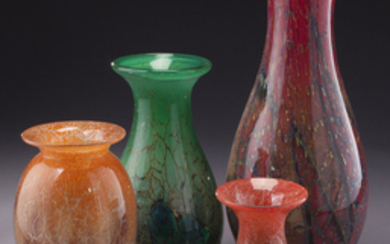 (4) WMF Ikora vases
