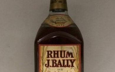 1 bouteille RHUM Bally 1975 (col leg a)
