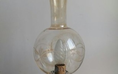 800 silver working lamp - Silver, And worked glass - Cori Italo - italy - Second half 20th century
