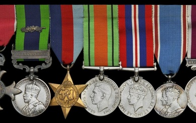 A 1943 M.B.E. group of seven awarded to Lieutenant-Colonel J. D. Fairman, Royal Signals, who ha...