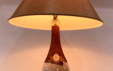 A 2000 Louis Roederer Cristal Brut bottle table lamp