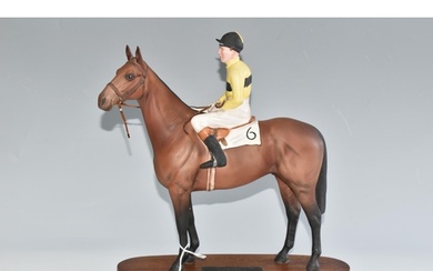 A BESWICK ARKLE FIGURE, with Pat Taaffe Up, no 2084, from th...