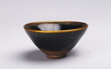 A CHINESE JIAN 'HARE'S FUR' BOWL