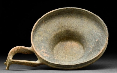 A CYPRIOT POTTERY MILK BOWL