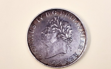 A Ceylon George IV one Rix Dollar silver coin, c. 1821.
