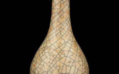 A Chinese Ge Type Bottle Vase