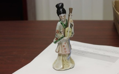 A Chinese Porcelain Musician