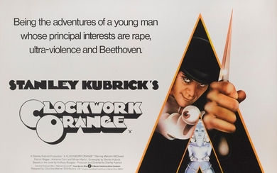 A Clockwork Orange (1971), poster, British
