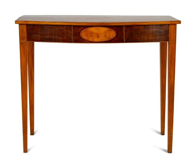 A George III Style Mahogany Console Table Height 29 3/4