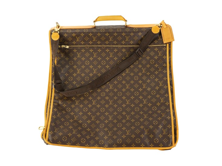 A Louis Vuitton Leather Garment Bag