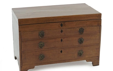 A Mahogany Sewing Chest.