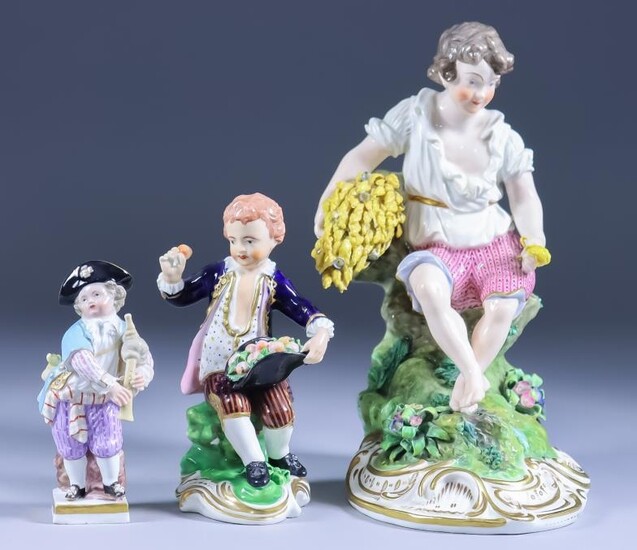 A Minton Porcelain Figure, Circa 1820s, modelled as a...