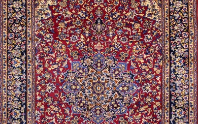 A Persian Hand Knotted Najafabad Carpet, 385 X 268