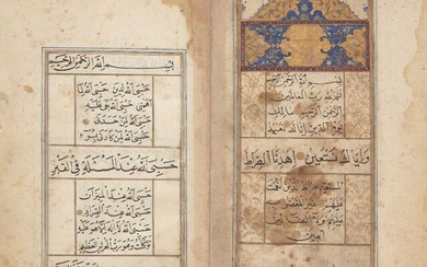 A Safavid prayerbook, Iran, 17th-18th century, 20ff., Arabic manuscript on...