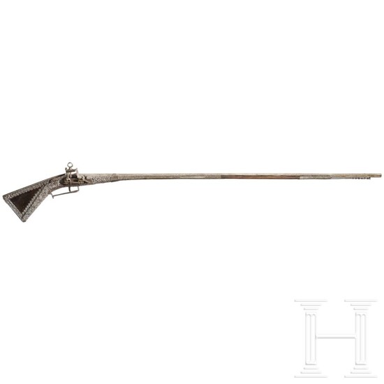 A Sardinian chiselled Miquelet shotgun, 2nd half 18th century