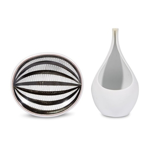 A Stig Lindberg for Gustavsberg bowl and vase Dia:...