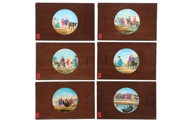 A Very Finely Painted Magic Lantern Slide Set