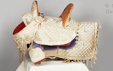 A ceremonial saddle, Gabbâra, from Fes (Fez) Morocco