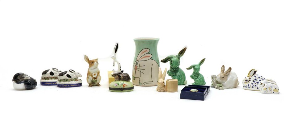 A collection of hare related items