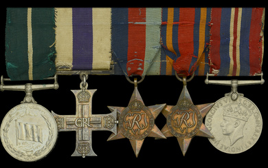 A good Second War ‘Burma operations’ M.C. group of five awarded to...