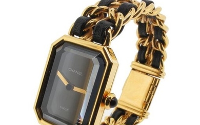 A lady's Chanel Premiere Wristwatch, with signed rectangular...
