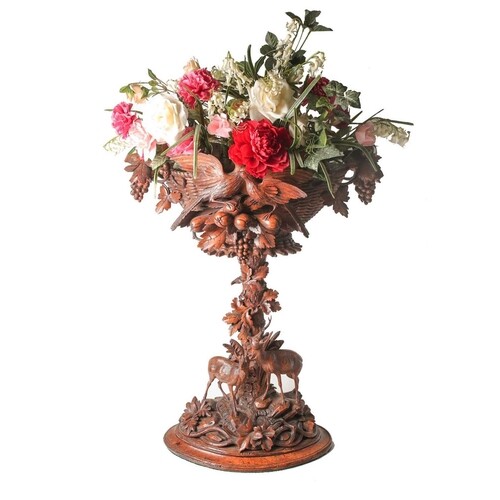A large exhibition quality Black Forest centrepiece, circa 1...