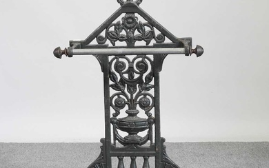 A painted cast iron stick stand 49w x 20d x...