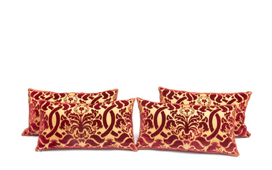 A set of four cushions 20th century