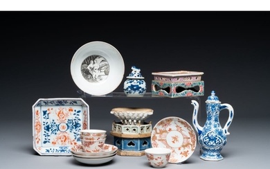 A varied collection of Chinese and Japanese porcelain, 18th ...