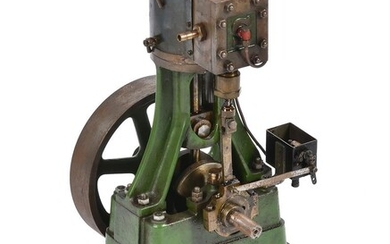 A well engineered model of a Stuart Turner 5a vertical live steam engine