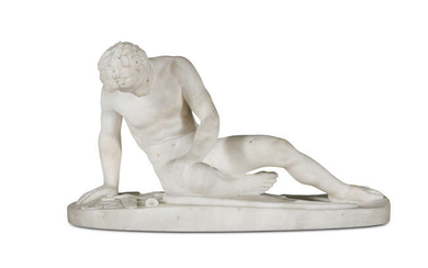 AFTER THE ANTIQUE The Dying Gaul White statuary...