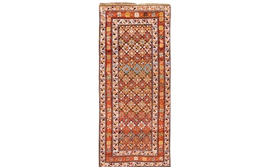 AN ANTIQUE NORTH-WEST PERSIAN LONG RUG