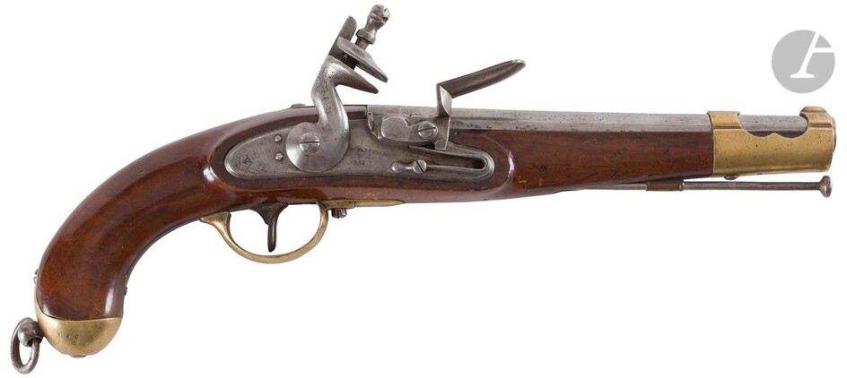AUTRICHE Pistolet de cavalerie modèle 1851,... - Lot 61 - Ader