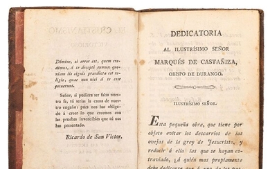 Abogado, Rafael. El Cristianismo Victorioso, y Triunfo de la Amistad. México, 1823.