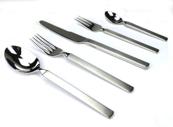 Achille Castiglioni - Alessi - 60-piece cutlery set - Dry