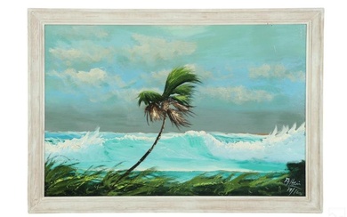 Alfred Hair 1941-1971 Florida Seascape Painting