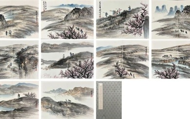 An Album of Chinese Painting of Landscape and Figures