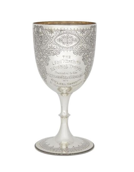 An Edwardian silver cycling trophy, Sheffield, c.1901,...
