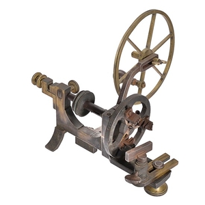 An English steel and brass clockmaker’s mandrel