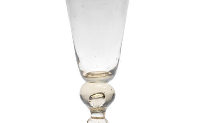 An early heavy baluster goblet, circa 1700