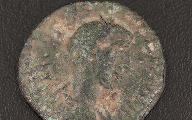 Ancient Pisidia, Antioch Æ24 Coin of Claudius II Gothicus, ca. 268 AD