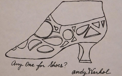 Andy Warhol Attr. Any One for Shoes?