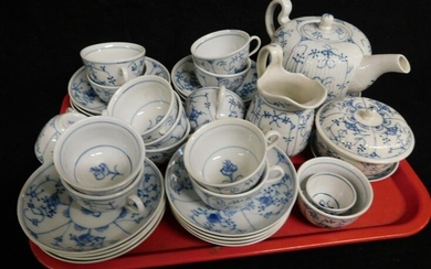 Antique Blue Onion Tea Set