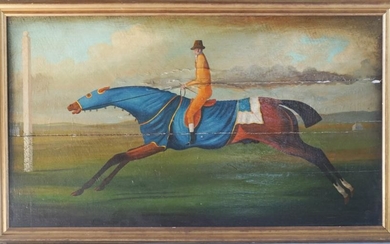 Antique British Sporting School Horse Portrait