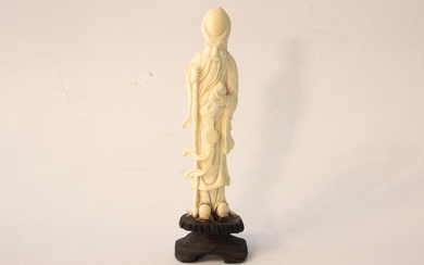 Antique Chinese Bone Carved Figurine