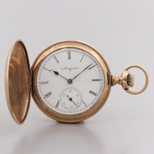 Antique Elgin Gold Filled Hunter Case Pocket Watch, 1899