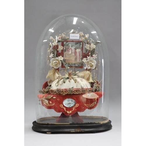 Large antique French marriage dome, well appointed fitted in...