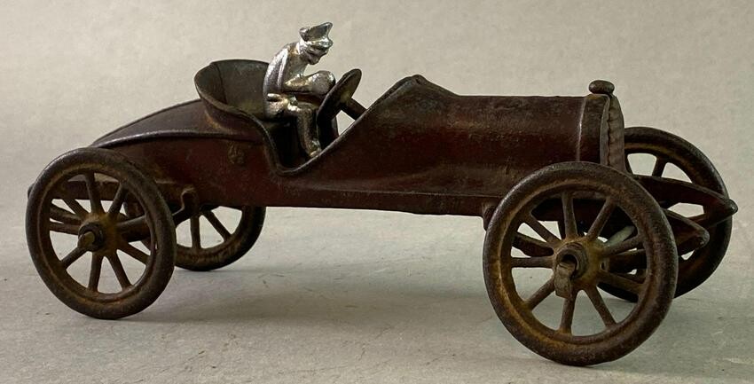 Antique Hubley Cast Iron Roadster Race Car