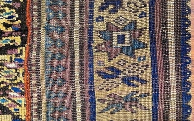Antique Kurd Caucasian rug-2341