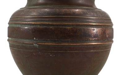 Antique Tiffany Studios New York Bronze Vase